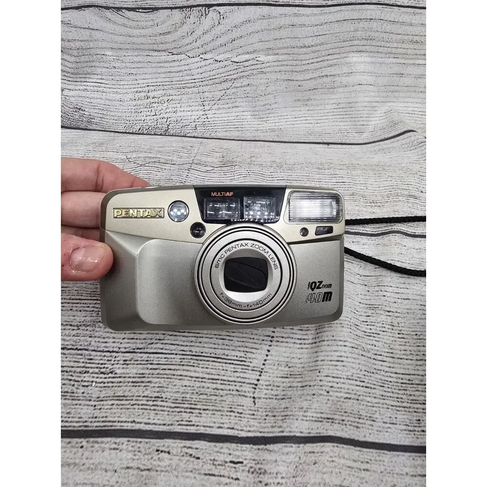 Pentax IQZoom 140m Date Model 35mm Point & Shoot Film Camera